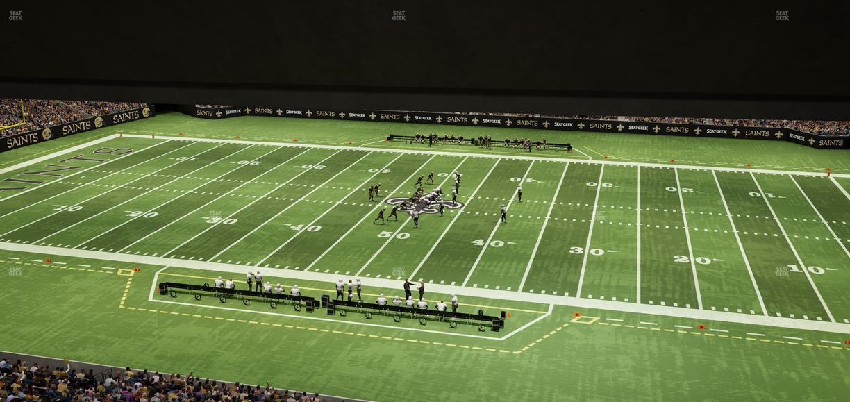Caesars Superdome - Section Suite 413 Seat View