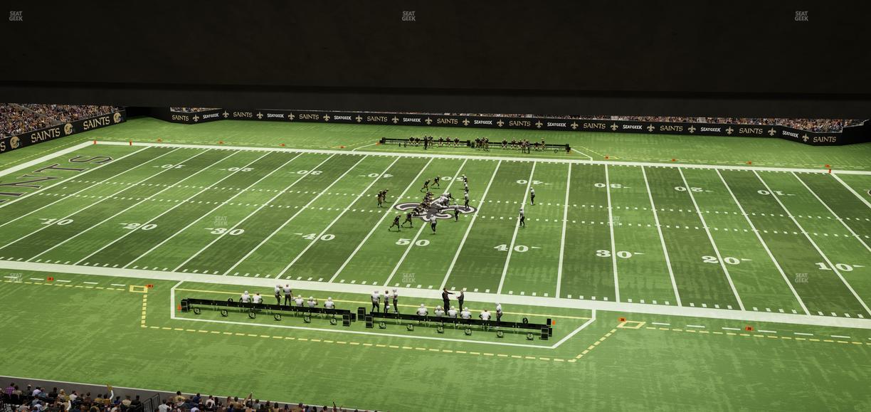 Caesars Superdome - Section Suite 414 Seat View