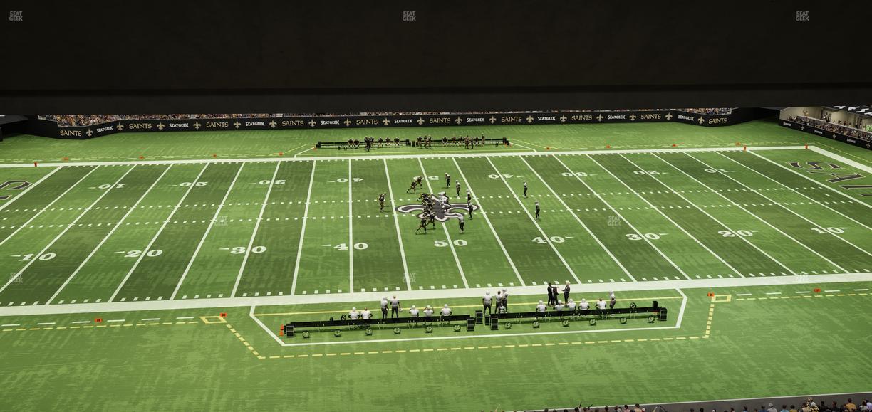Caesars Superdome - Section Suite 418 Seat View