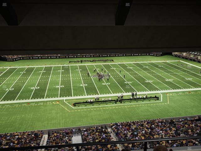 Caesars Superdome - Section Suite 419 Seat View