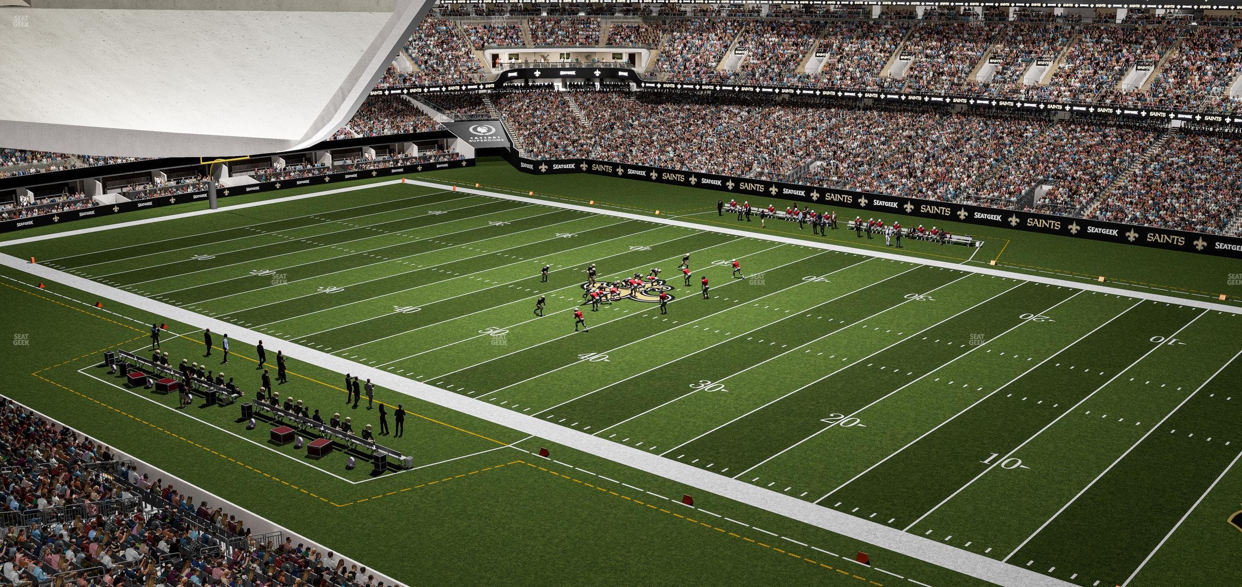 Caesars Superdome - Section Suite 437 Seat View