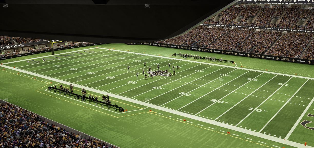 Caesars Superdome - Section Suite 438 Seat View