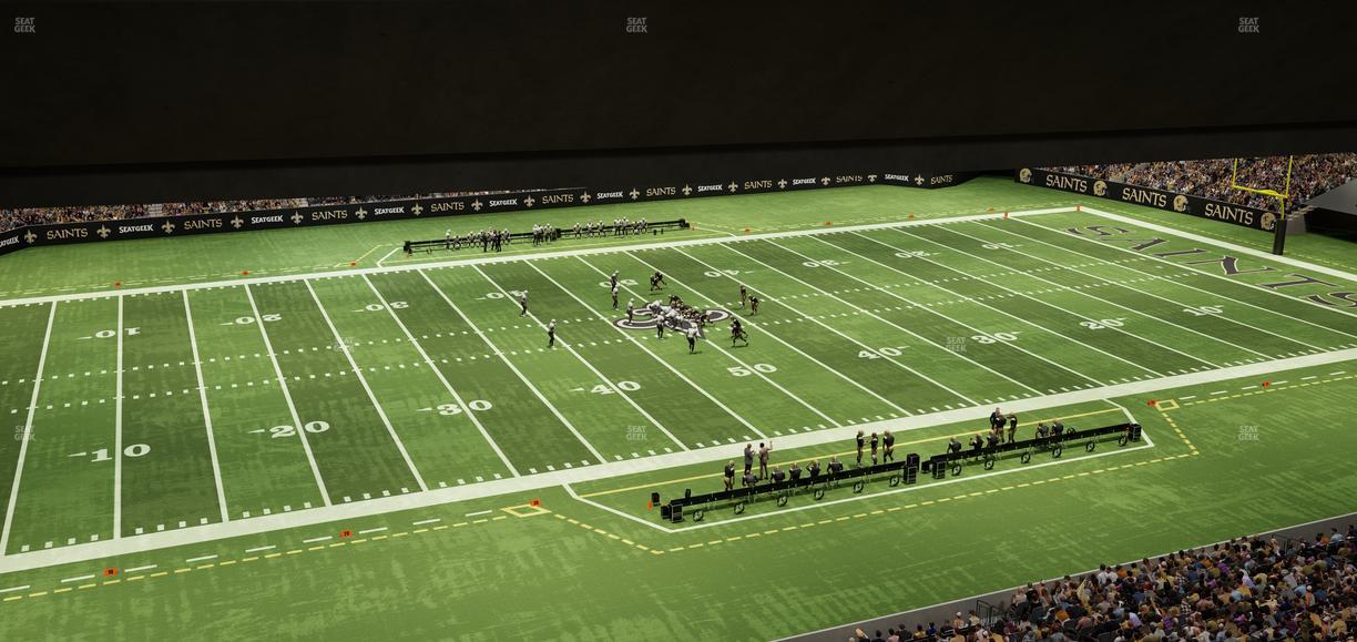 Caesars Superdome - Section Suite 454 Seat View