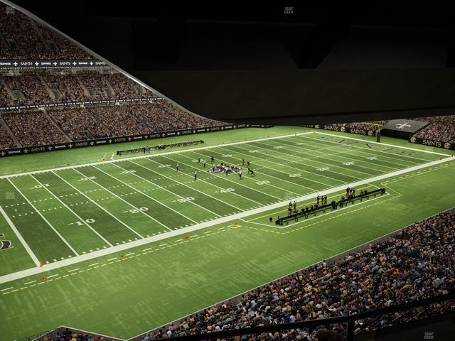 Caesars Superdome - Section Suite 458 Seat View