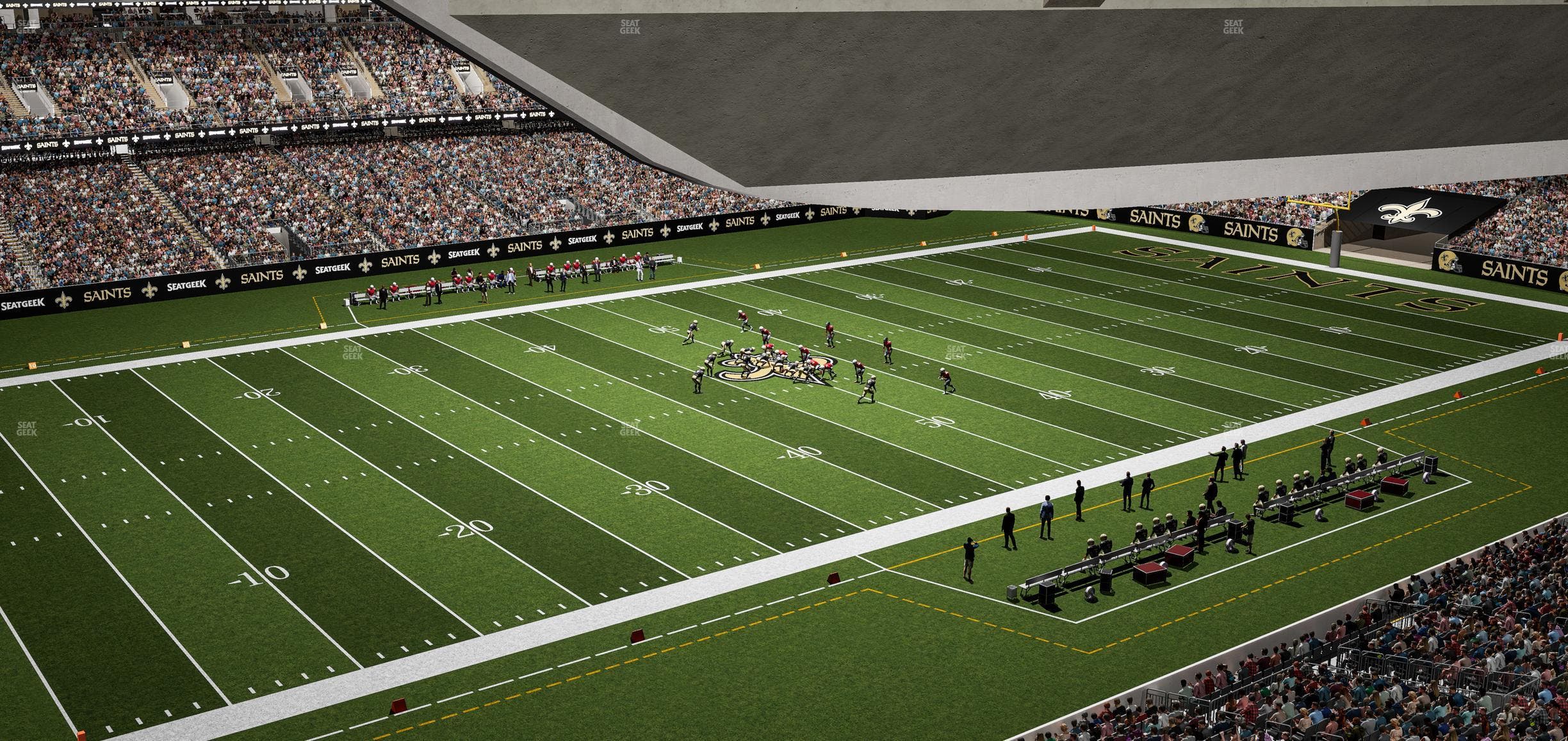 Caesars Superdome - Section Suite 458 Seat View