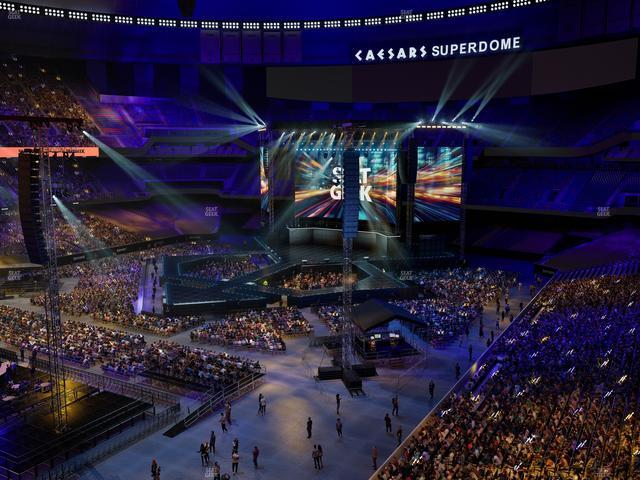 Caesars Superdome - Section Suite 462 Seat View