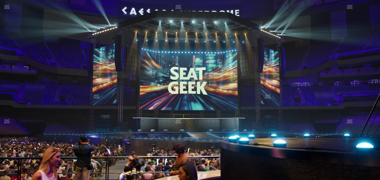 Caesars Superdome - Section Vip Bar Seat View