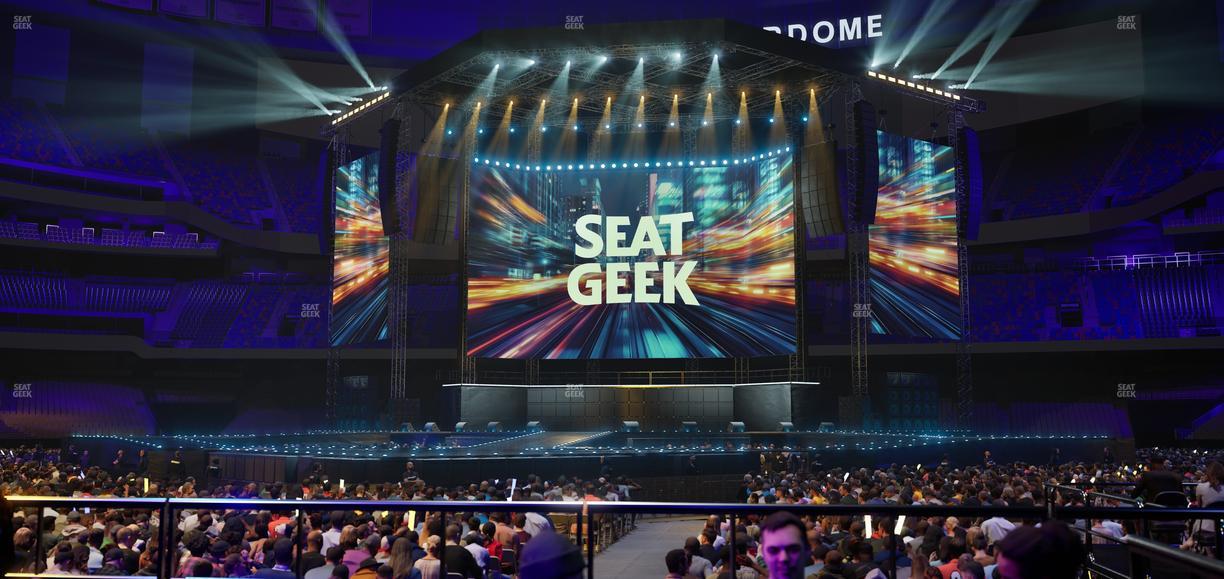 Caesars Superdome - Section Vip Tables 3 Seat View