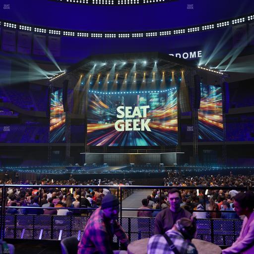 Caesars Superdome - Section Vip Tables 3 Seat View