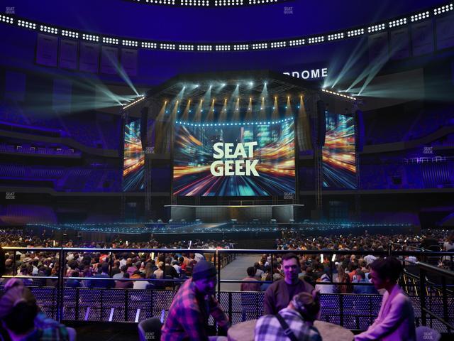 Caesars Superdome - Section Vip Tables 3 Seat View