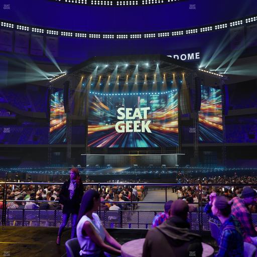 Caesars Superdome - Section Vip Tables 4 Seat View