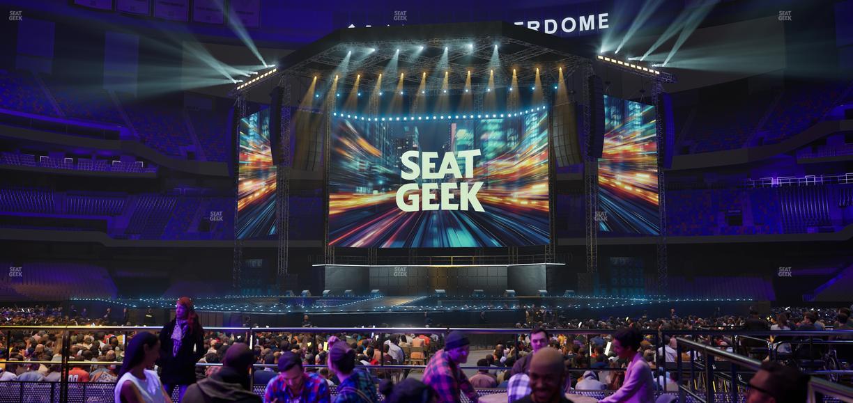 Caesars Superdome - Section Vip Tables 5 Seat View