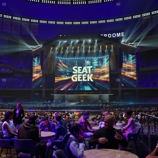 Caesars Superdome - Section Vip Tables 5 Seat View