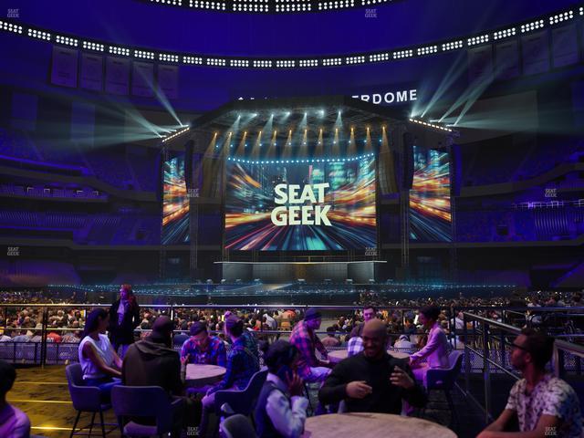 Caesars Superdome - Section Vip Tables 5 Seat View