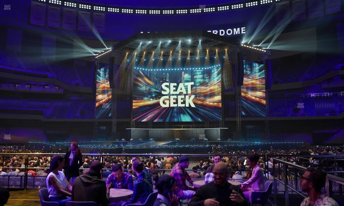 Caesars Superdome - Section Vip Tables 5 Seat View