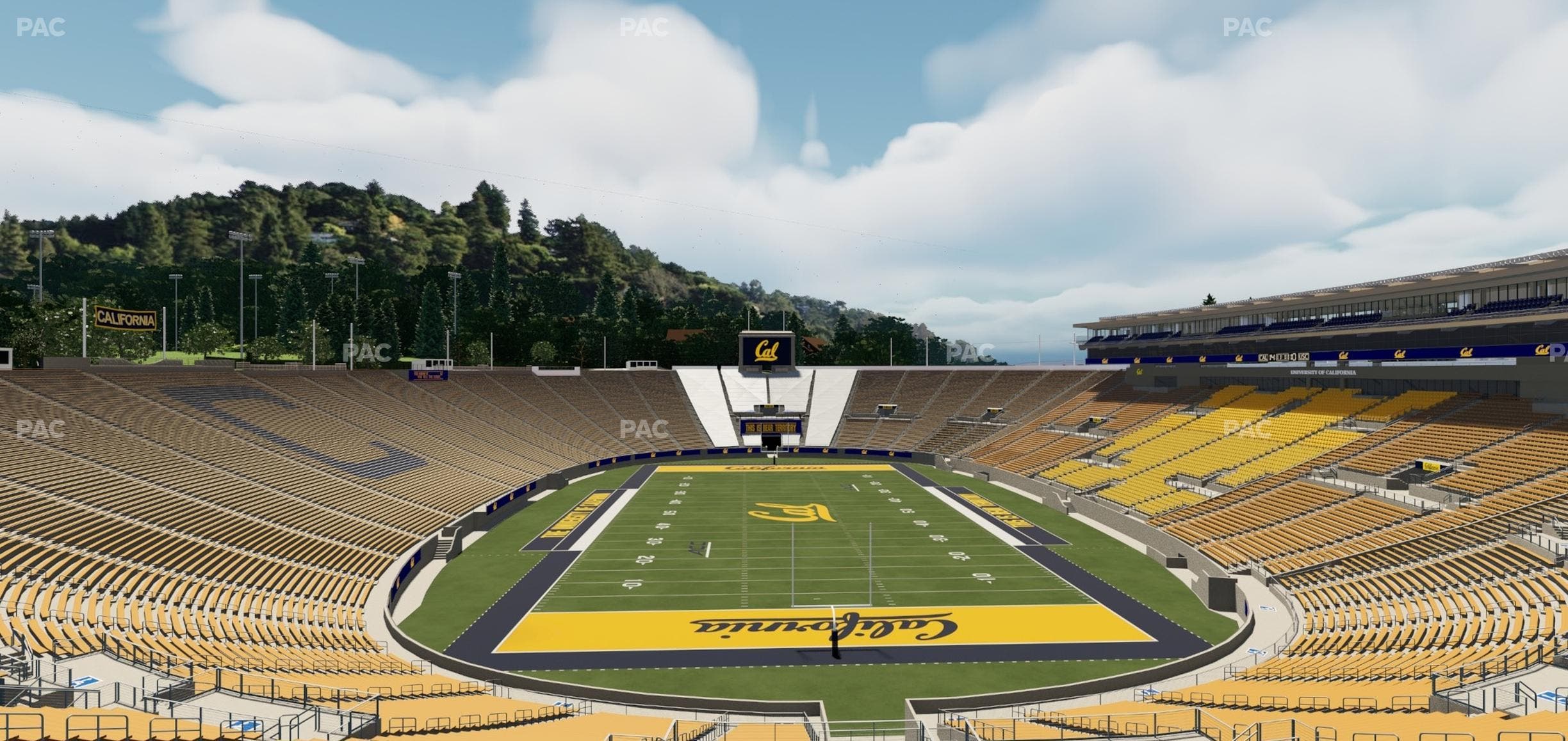 California Memorial Stadium - Section A Seat View