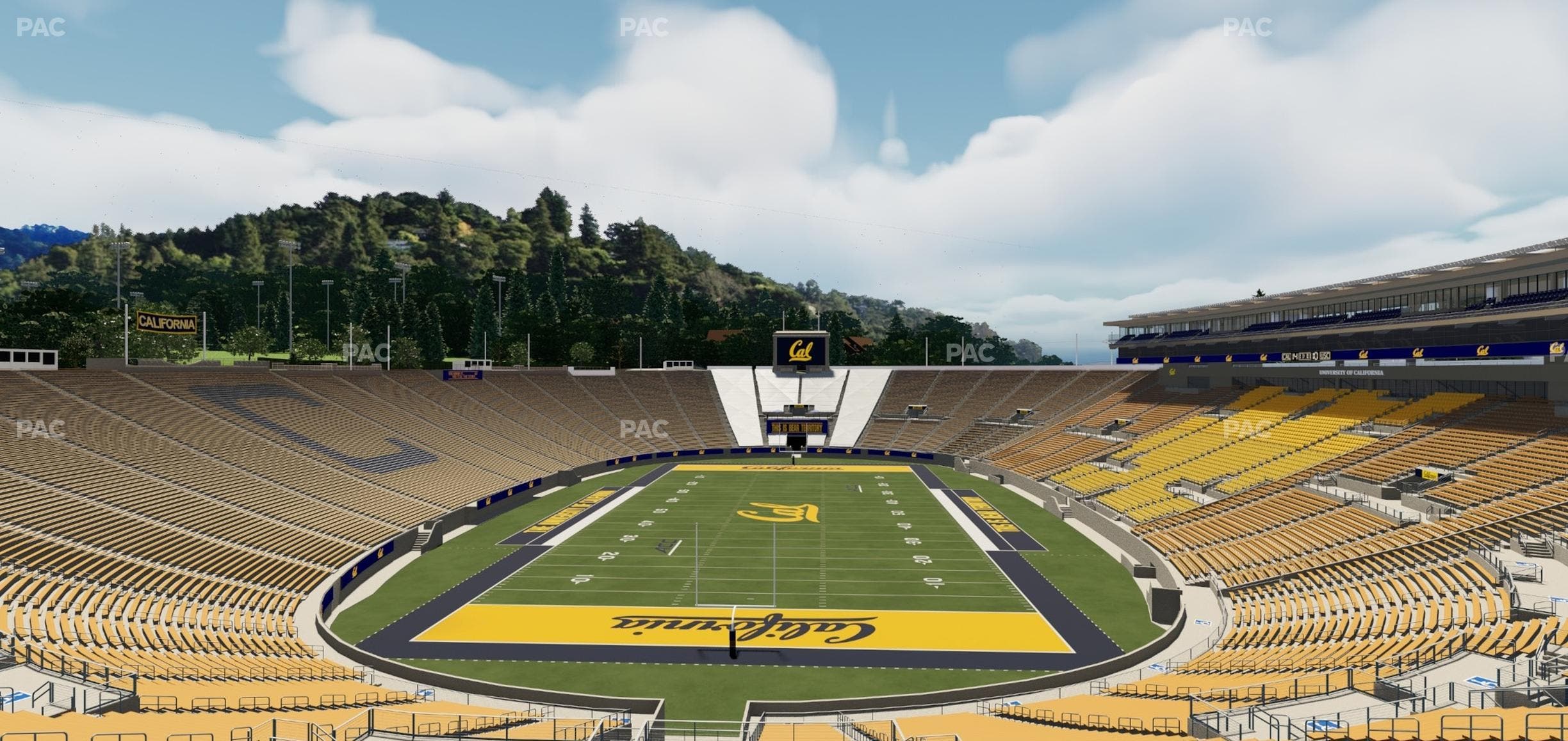 California Memorial Stadium - Section Aa Seat View