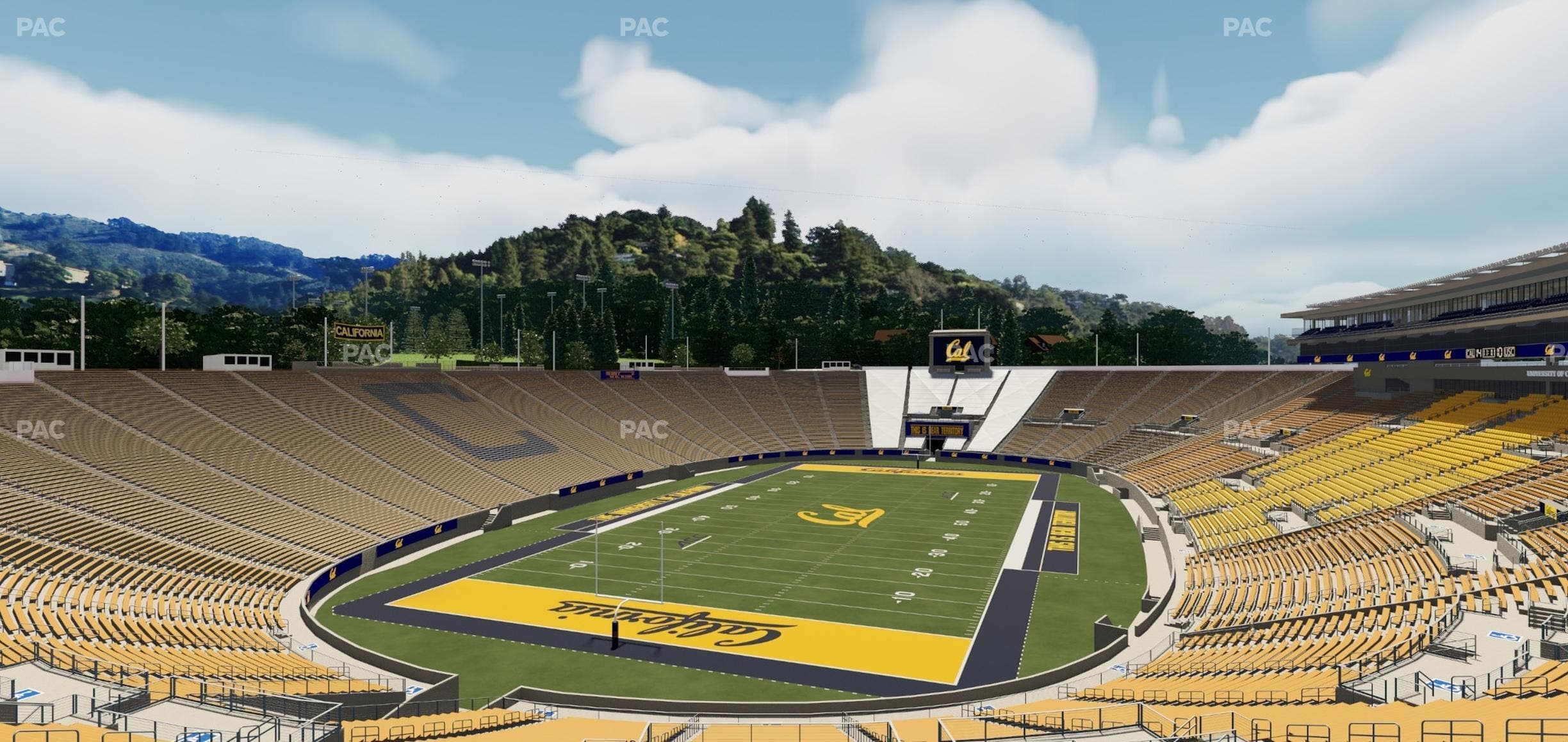 California Memorial Stadium - Section Bb Seat View