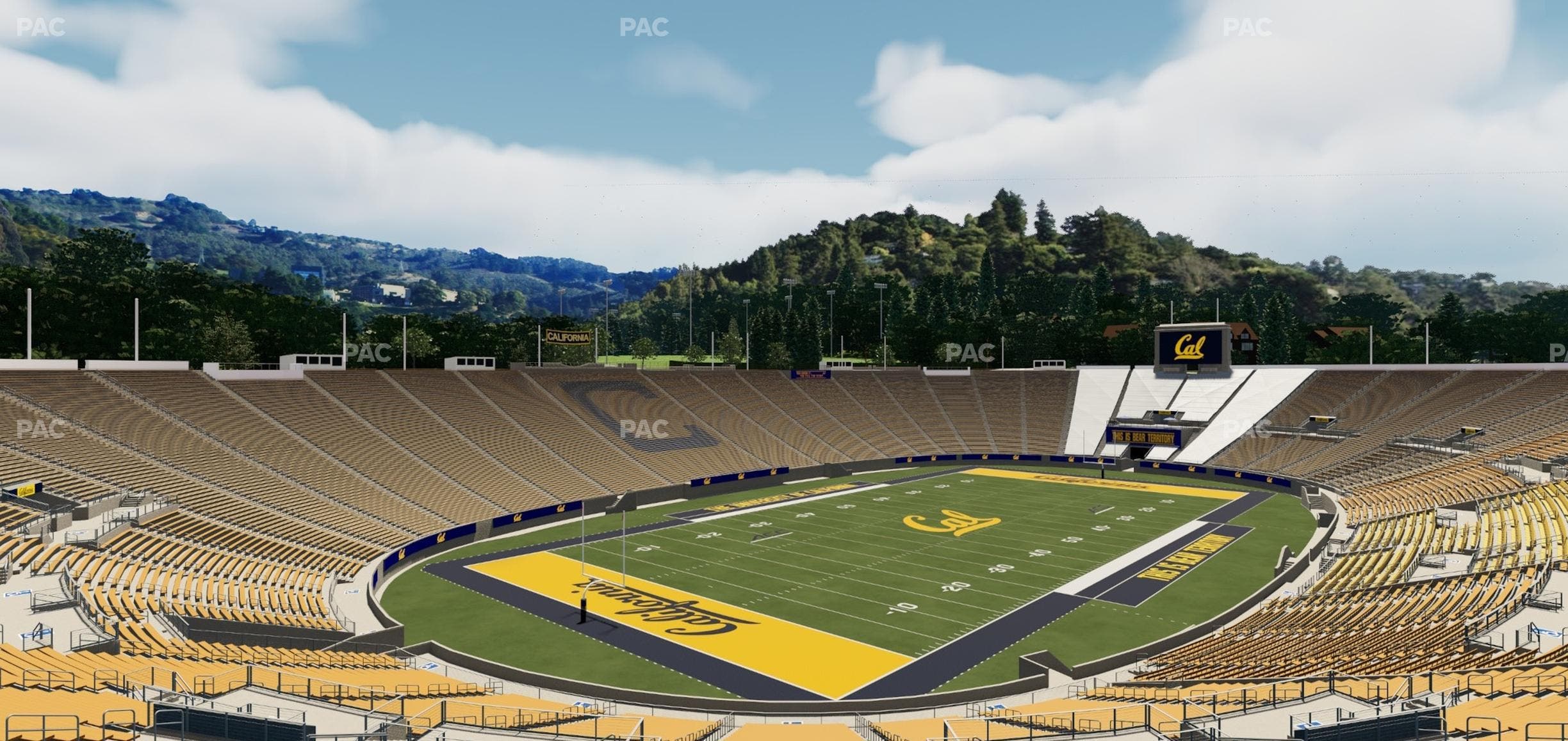 California Memorial Stadium - Section Cc Seat View