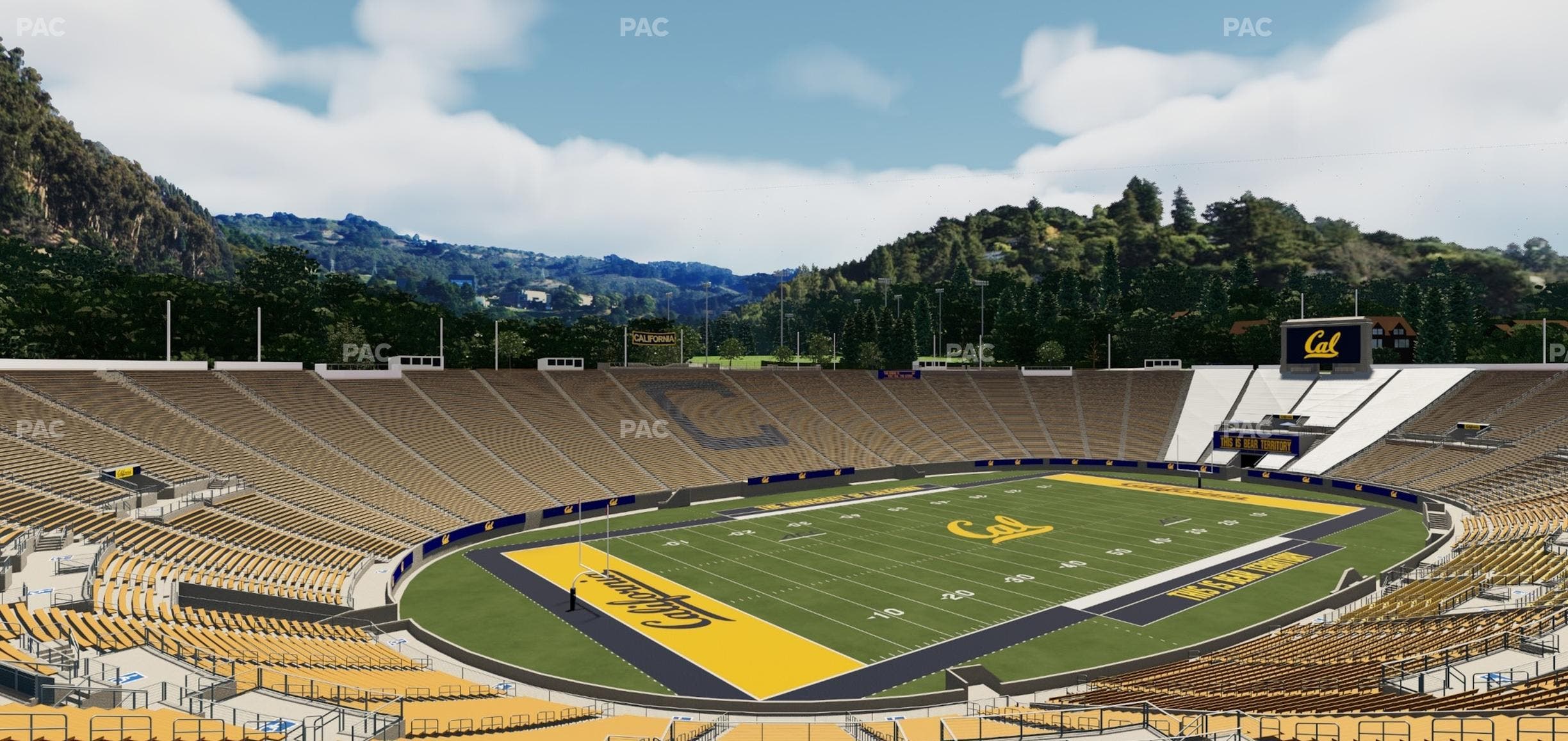 California Memorial Stadium - Section D Seat View