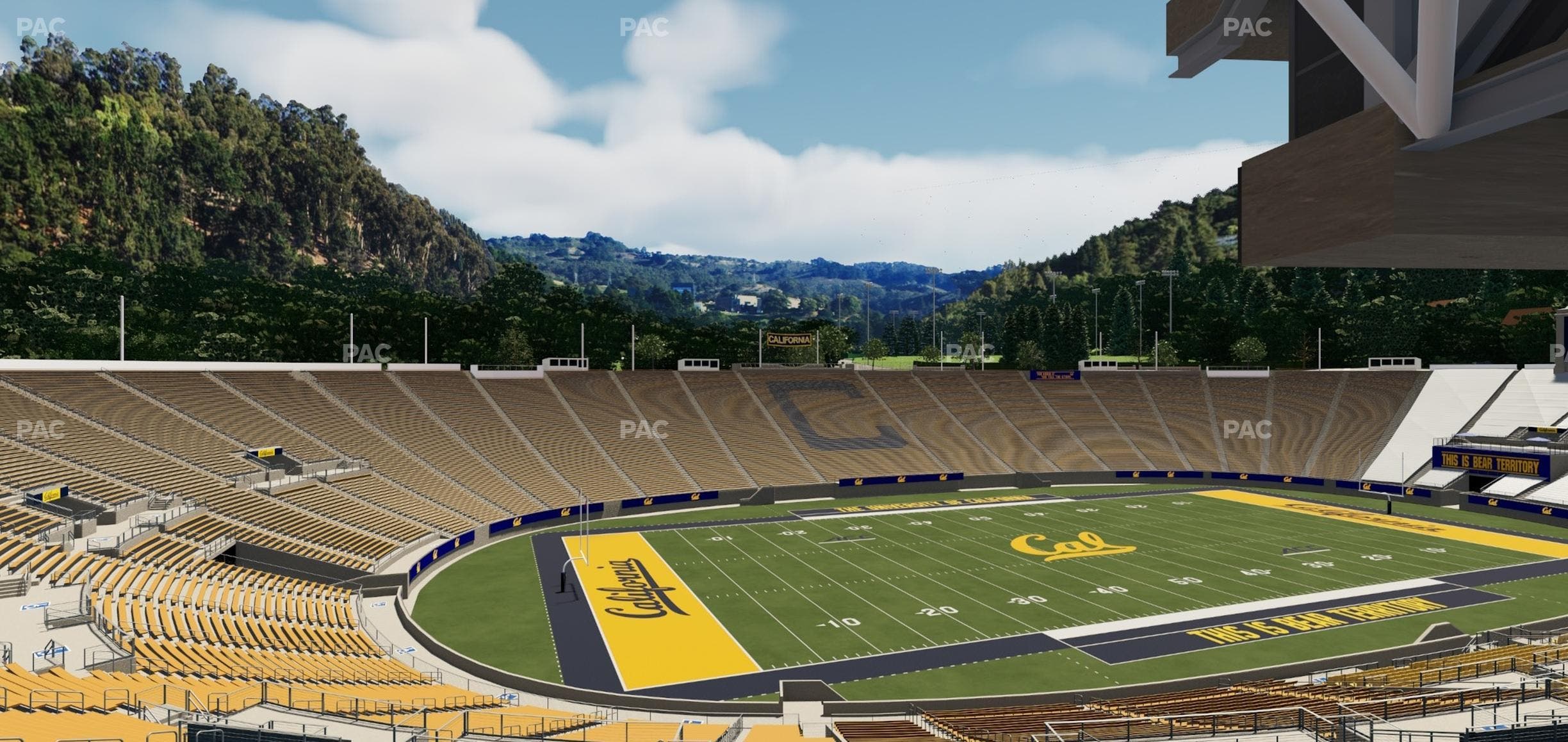 California Memorial Stadium - Section E Seat View