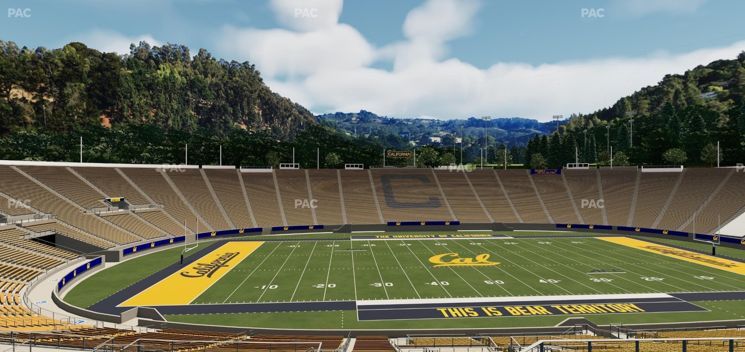 California Memorial Stadium - Section Ff Seat View