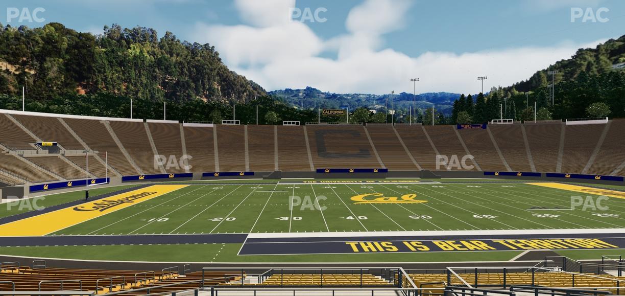 California Memorial Stadium - Section Field Club Ff Seat View