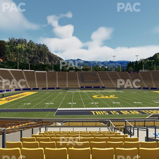 California Memorial Stadium - Section Field Club Ff Seat View