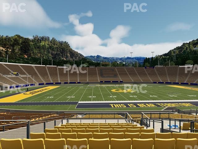 California Memorial Stadium - Section Field Club Ff Seat View