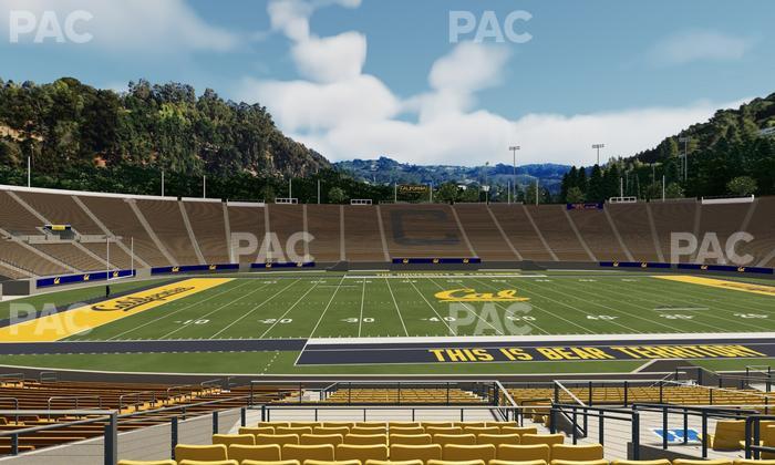 California Memorial Stadium - Section Field Club Ff Seat View