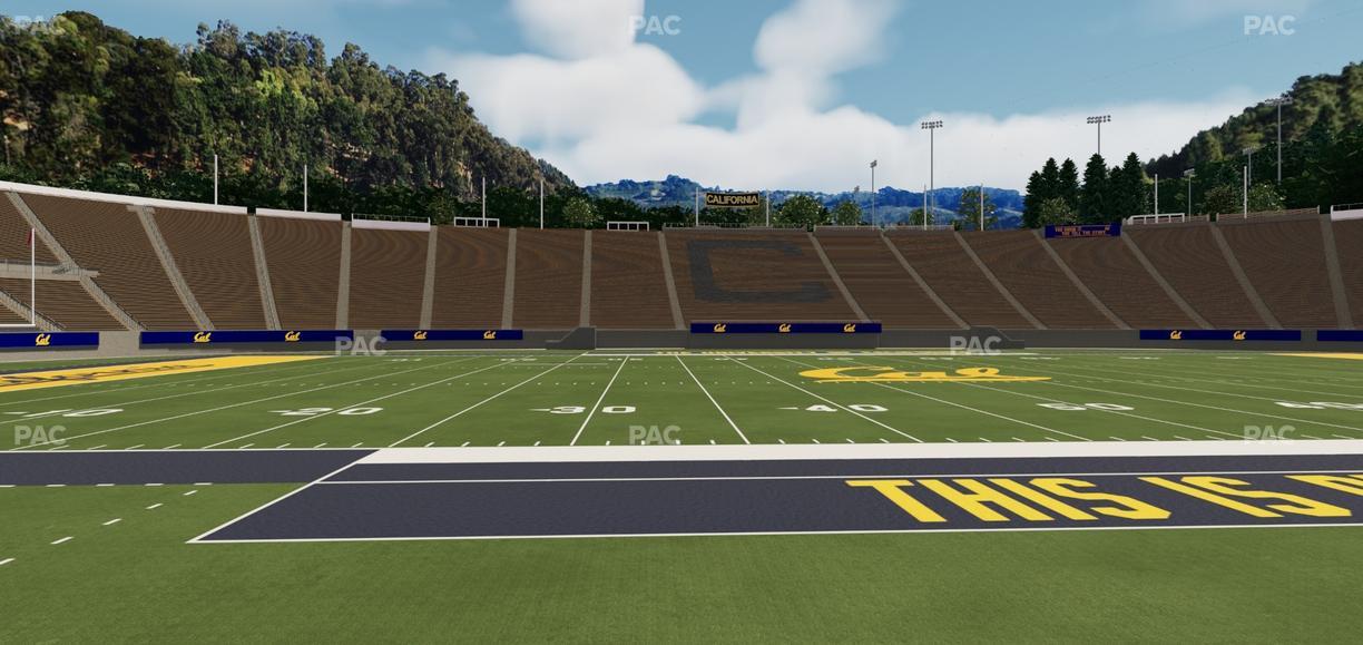 California Memorial Stadium - Section Field Club Ff Seat View