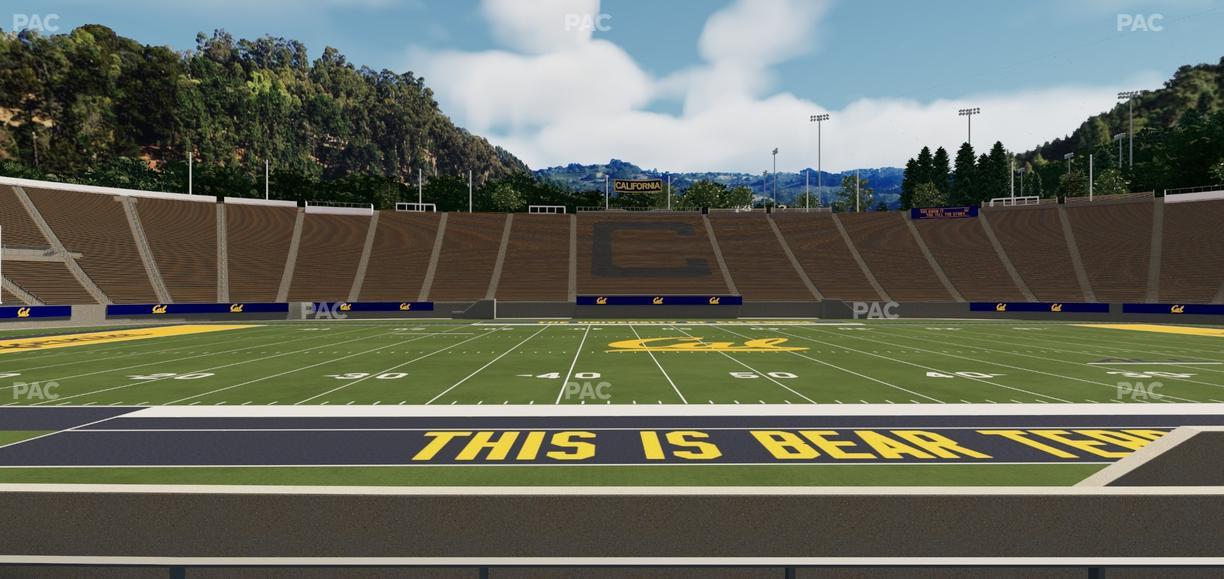 California Memorial Stadium - Section Field Club G Seat View