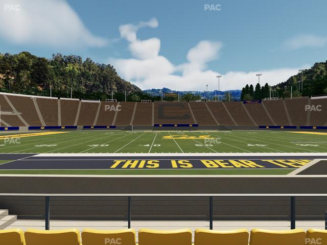 California Memorial Stadium - Section Field Club G Seat View