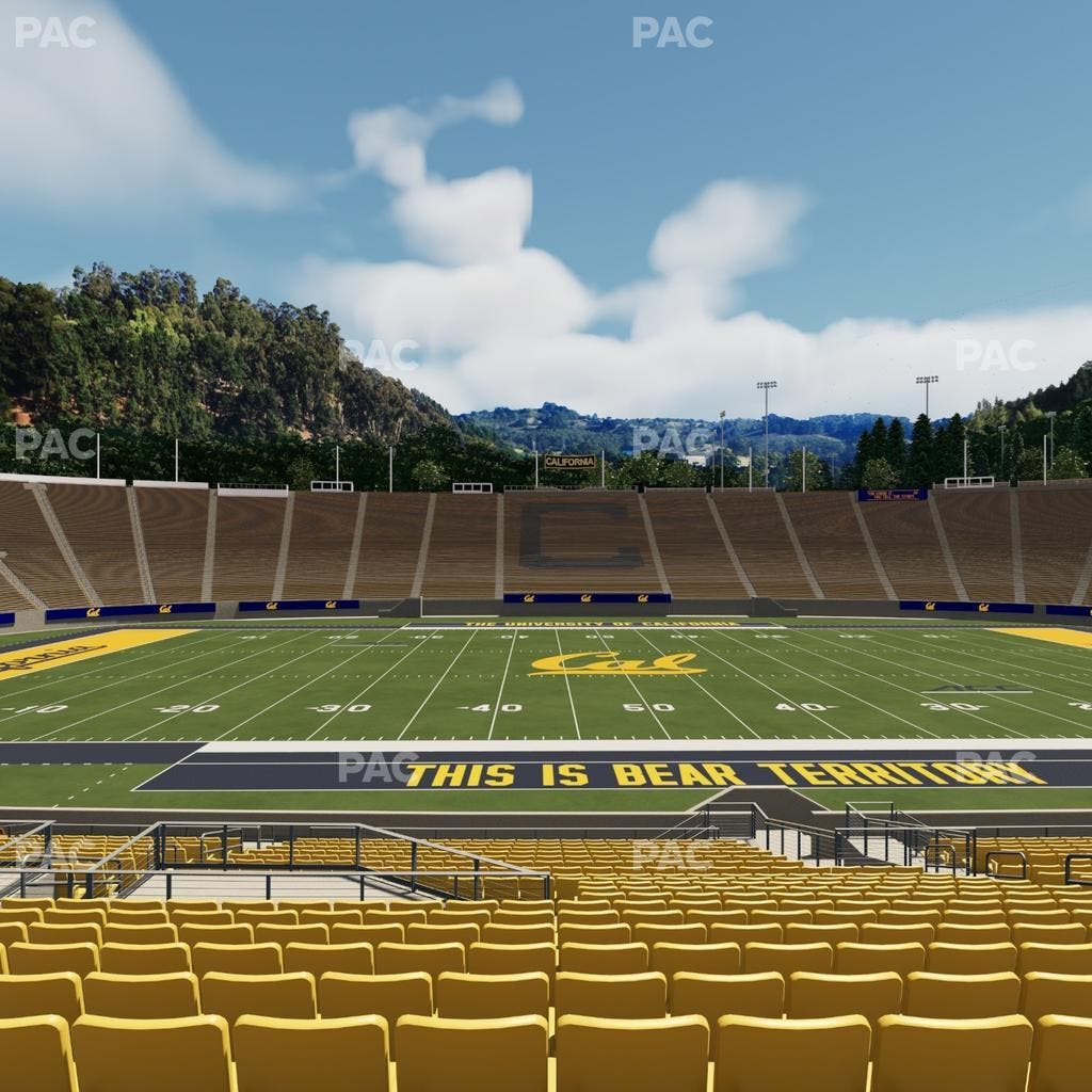 California Memorial Stadium - Section Field Club G Seat View