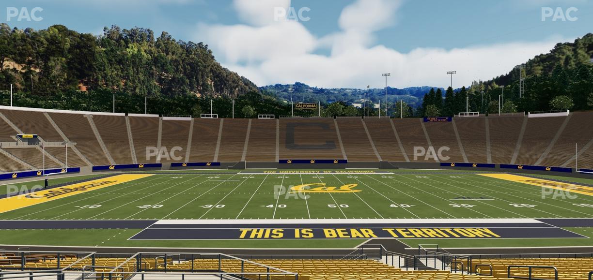 California Memorial Stadium - Section Field Club G Seat View