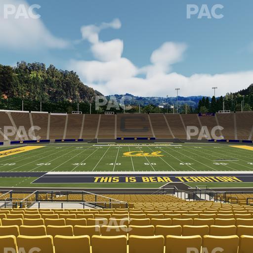 California Memorial Stadium - Section Field Club G Seat View