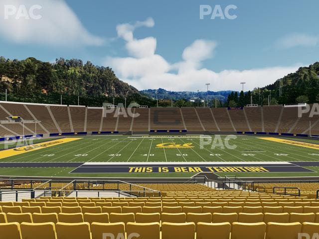 California Memorial Stadium - Section Field Club G Seat View