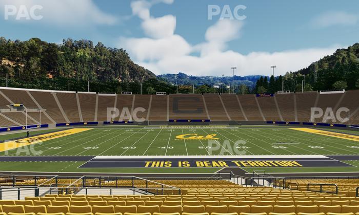 California Memorial Stadium - Section Field Club G Seat View