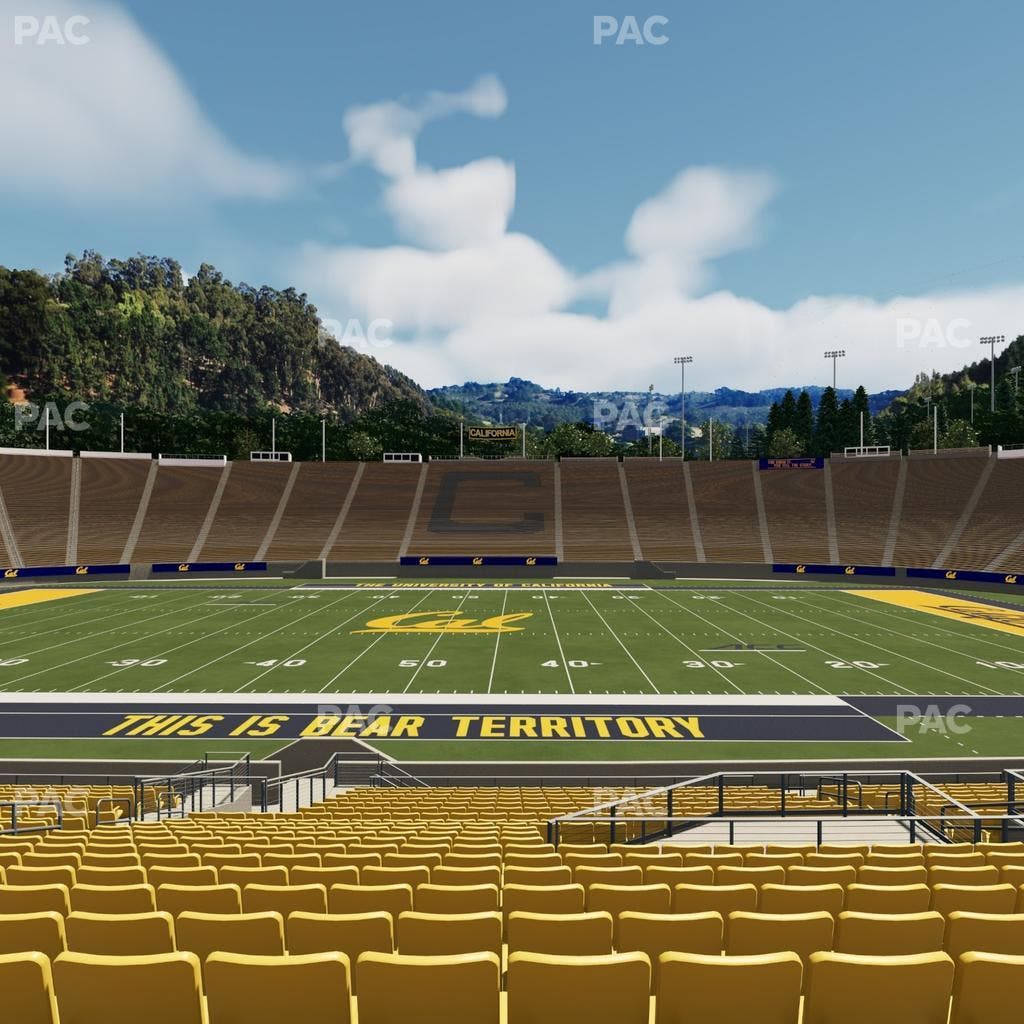California Memorial Stadium - Section Field Club Gg Seat View