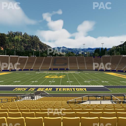 California Memorial Stadium - Section Field Club Gg Seat View