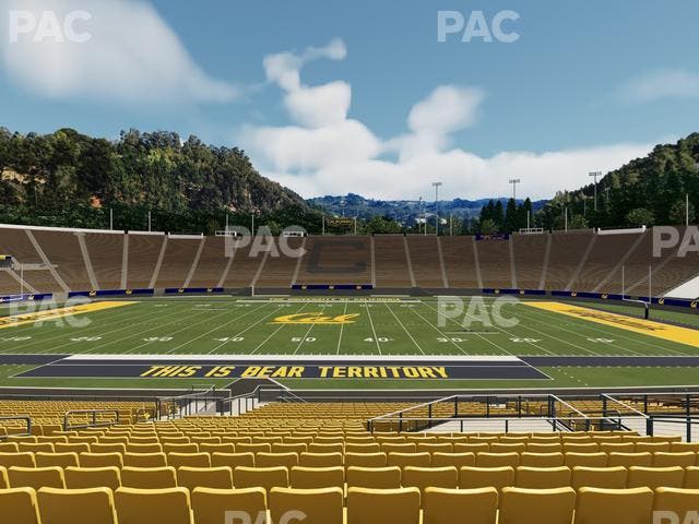 California Memorial Stadium - Section Field Club Gg Seat View