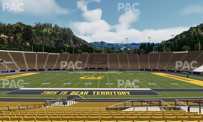 California Memorial Stadium - Section Field Club Gg Seat View