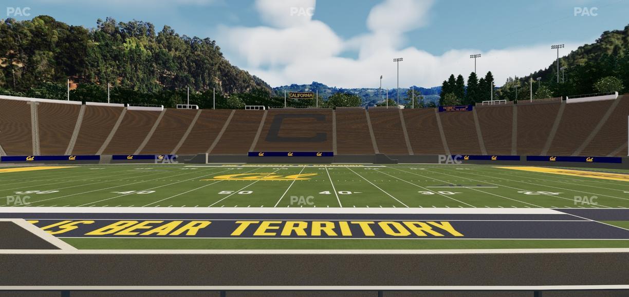 California Memorial Stadium - Section Field Club Gg Seat View