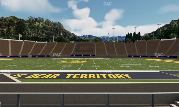 California Memorial Stadium - Section Field Club Gg Seat View