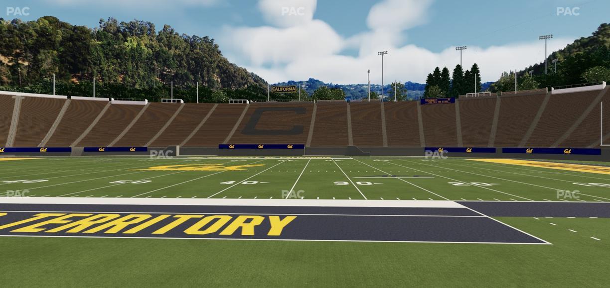 California Memorial Stadium - Section Field Club H Seat View
