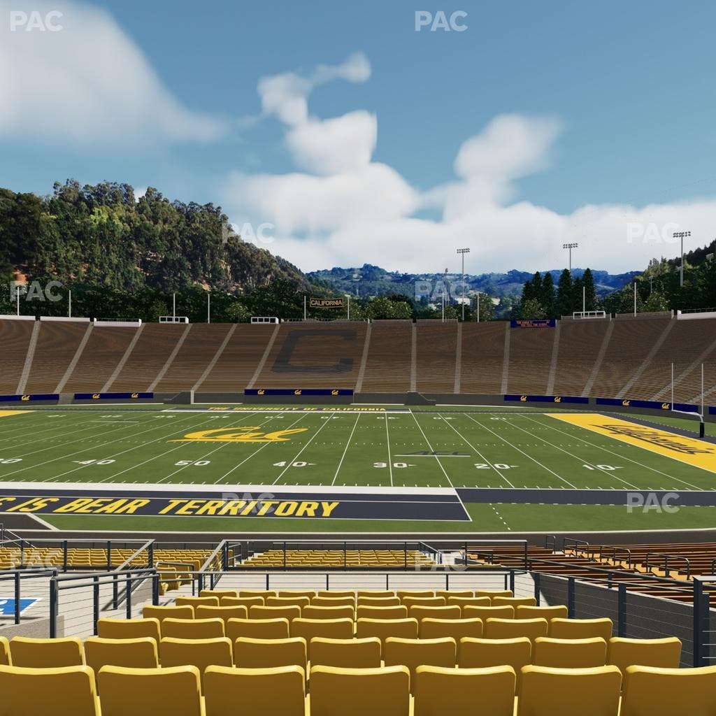 California Memorial Stadium - Section Field Club H Seat View