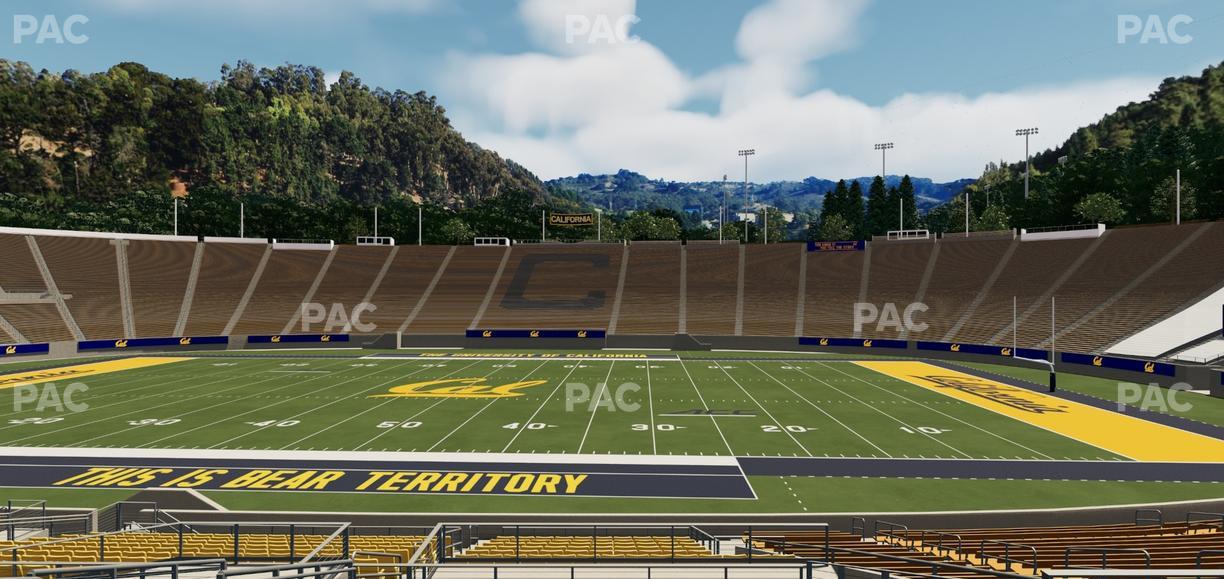 California Memorial Stadium - Section Field Club H Seat View