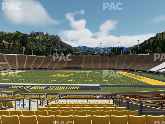 California Memorial Stadium - Section Field Club H Seat View