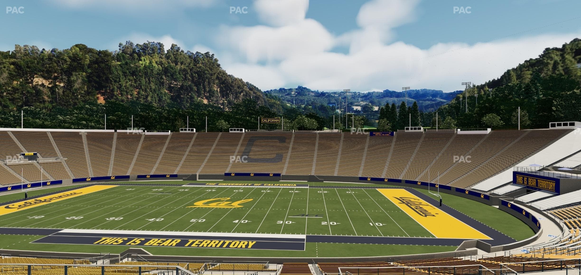 California Memorial Stadium - Section H Seat View
