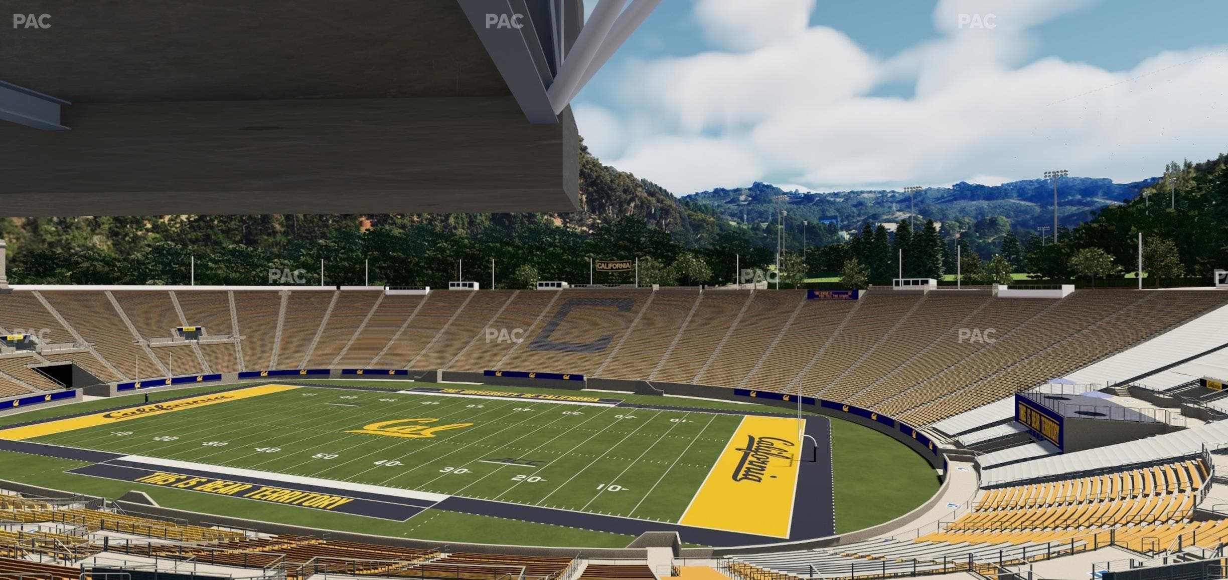 California Memorial Stadium - Section I Seat View